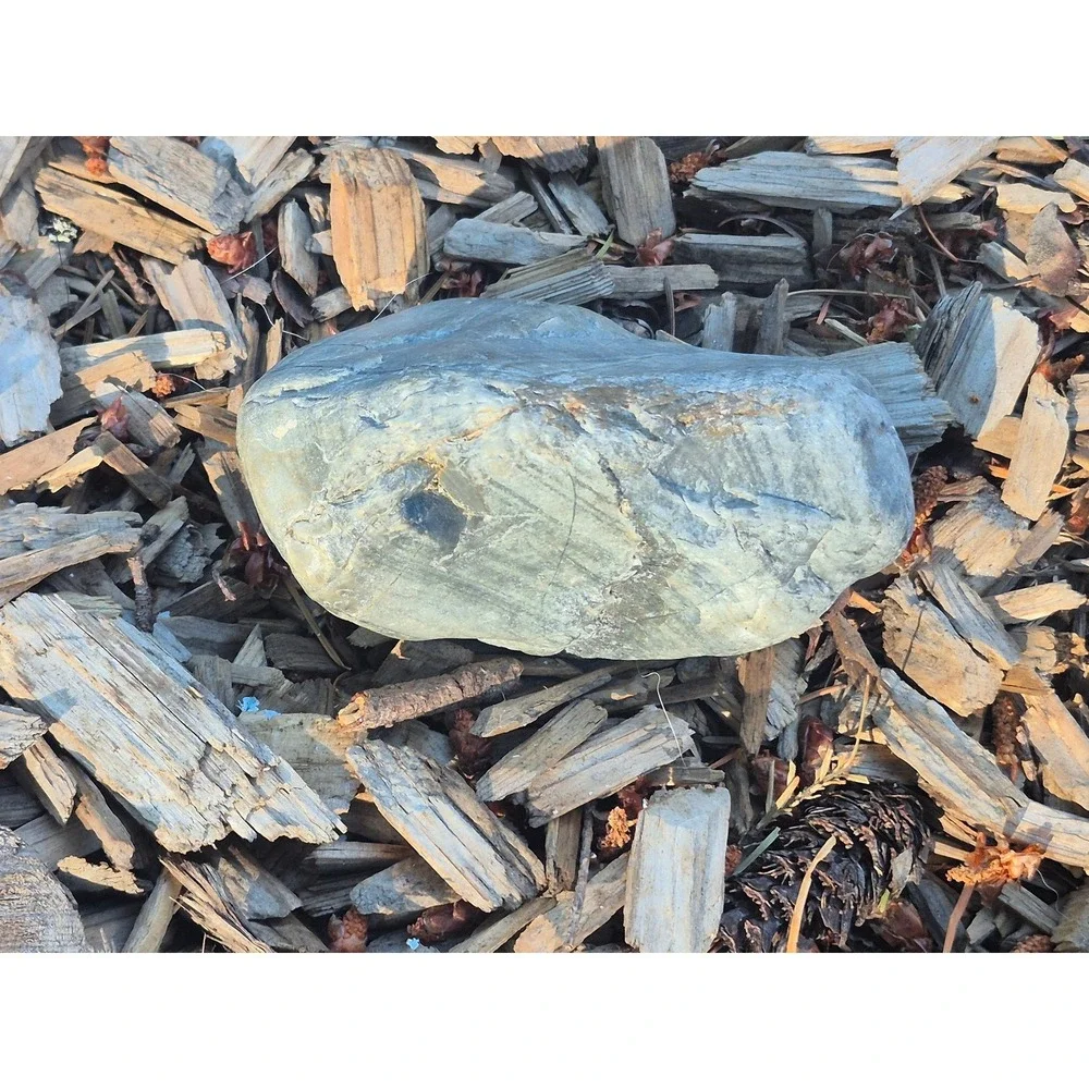 PNW Wishing Stone • Quartz Vein Beach Pebble • Cleansed PNW Altar Stone & Amulet